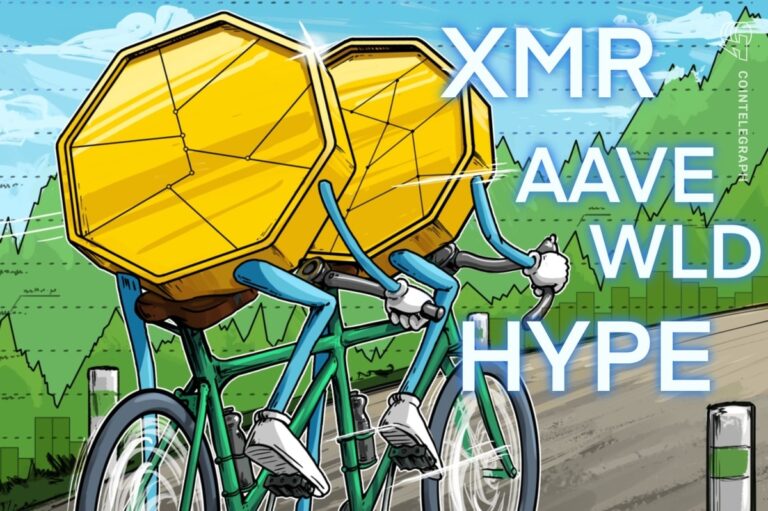 Bitcoin desteğe tutunurken HYPE, XMR, AAVE ve WLD altcoin rallisine öncülük ediyor