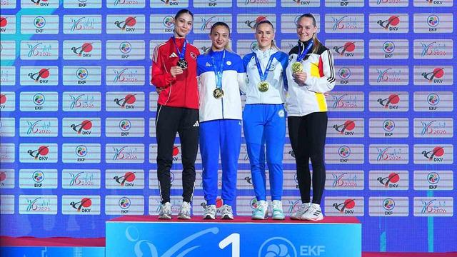 Avrupa Karate Şampiyonası’nda Zümra Rezzan İm, gümüş madalya kazandı